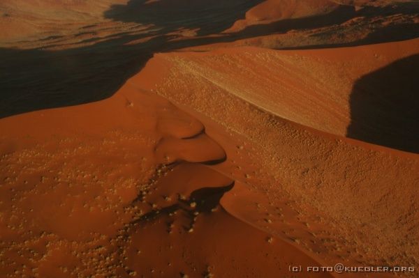 IMG_3891 <P><B>Rundflug über die Namib</B></P>

<P>Auf dem Rückflug kann man gut erkennen, wie bewachsen die
Dünen nach einem kräftigen Regen im April sind.</P>